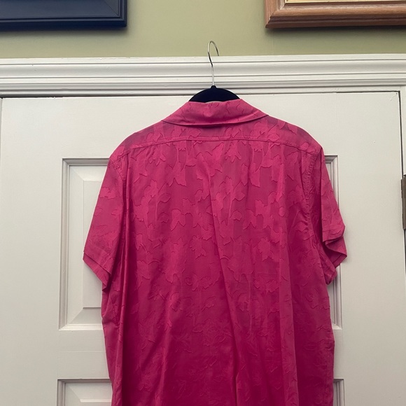 Additions by Chicos Luscious Hot Pink Semi Opaque Shirt or Light Jkt Sz 3 (1X) - Picture 4 of 4